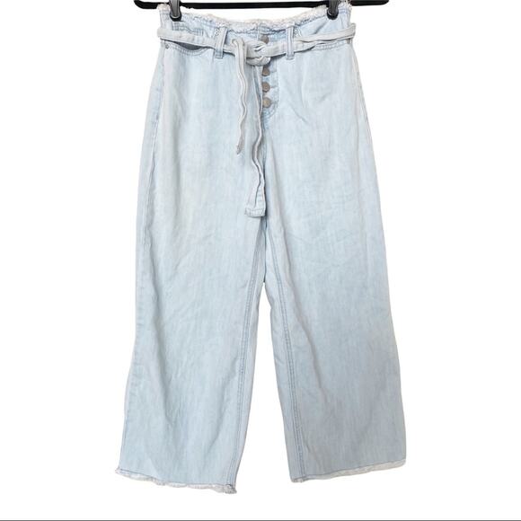 Velvet Heart Denim Jak & Rae Wide Leg Cropped Jeans Size 1 - Picture 1 of 9